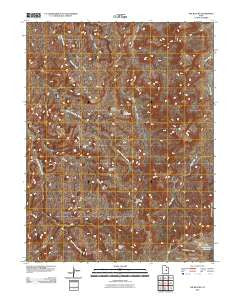 The Blocks Utah Historical topographic map, 1:24000 scale, 7.5 X 7.5 Minute, Year 2010
