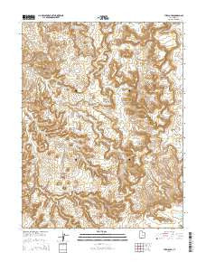 The Blocks Utah Current topographic map, 1:24000 scale, 7.5 X 7.5 Minute, Year 2014