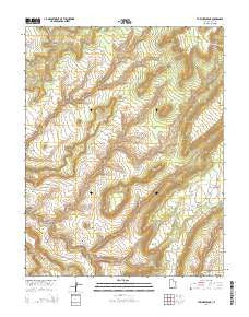 The Cheesebox Utah Current topographic map, 1:24000 scale, 7.5 X 7.5 Minute, Year 2014