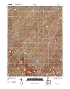 The Flat Tops Utah Historical topographic map, 1:24000 scale, 7.5 X 7.5 Minute, Year 2010