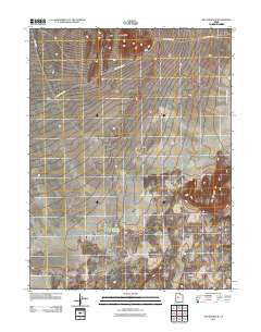 The Hogback Utah Historical topographic map, 1:24000 scale, 7.5 X 7.5 Minute, Year 2010