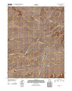 The Knoll Utah Historical topographic map, 1:24000 scale, 7.5 X 7.5 Minute, Year 2011