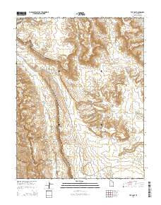 The Post Utah Current topographic map, 1:24000 scale, 7.5 X 7.5 Minute, Year 2014