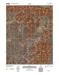 The Tetons Utah Historical topographic map, 1:24000 scale, 7.5 X 7.5 Minute, Year 2010