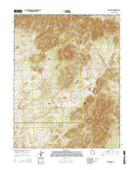 The Tetons Utah Current topographic map, 1:24000 scale, 7.5 X 7.5 Minute, Year 2014