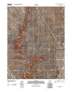 The Three Peaks Utah Historical topographic map, 1:24000 scale, 7.5 X 7.5 Minute, Year 2011