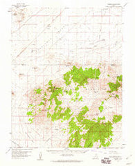 Thermo Utah Historical topographic map, 1:62500 scale, 15 X 15 Minute, Year 1958