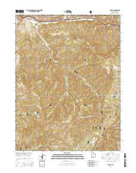 Thistle Utah Current topographic map, 1:24000 scale, 7.5 X 7.5 Minute, Year 2014