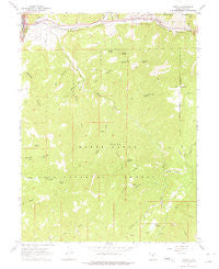Thistle Utah Historical topographic map, 1:24000 scale, 7.5 X 7.5 Minute, Year 1967