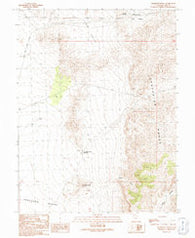 Thompson Knoll Utah Historical topographic map, 1:24000 scale, 7.5 X 7.5 Minute, Year 1991