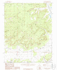 Thompson Point Utah Historical topographic map, 1:24000 scale, 7.5 X 7.5 Minute, Year 1987