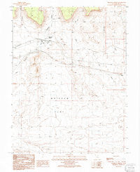 Thompson Springs Utah Historical topographic map, 1:24000 scale, 7.5 X 7.5 Minute, Year 1991