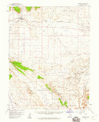 Thompson Utah Historical topographic map, 1:62500 scale, 15 X 15 Minute, Year 1958