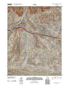 Thompson Springs Utah Historical topographic map, 1:24000 scale, 7.5 X 7.5 Minute, Year 2011