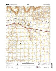 Thompson Springs Utah Current topographic map, 1:24000 scale, 7.5 X 7.5 Minute, Year 2014