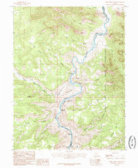 Three Fords Canyon Utah Historical topographic map, 1:24000 scale, 7.5 X 7.5 Minute, Year 1985