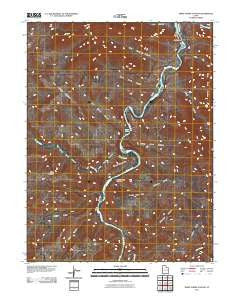 Three Fords Canyon Utah Historical topographic map, 1:24000 scale, 7.5 X 7.5 Minute, Year 2011
