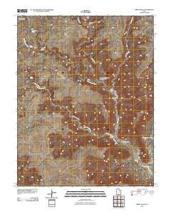 Tibbet Bench Utah Historical topographic map, 1:24000 scale, 7.5 X 7.5 Minute, Year 2011