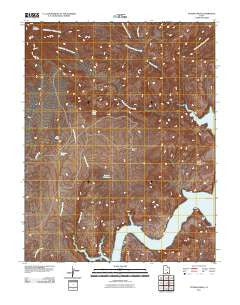 Ticaboo Mesa Utah Historical topographic map, 1:24000 scale, 7.5 X 7.5 Minute, Year 2011