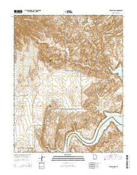 Ticaboo Mesa Utah Current topographic map, 1:24000 scale, 7.5 X 7.5 Minute, Year 2014