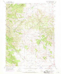 Tickville Spring Utah Historical topographic map, 1:24000 scale, 7.5 X 7.5 Minute, Year 1954
