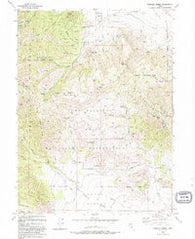 Tickville Spring Utah Historical topographic map, 1:24000 scale, 7.5 X 7.5 Minute, Year 1993
