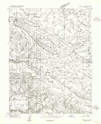 Tidwell 1 NE Utah Historical topographic map, 1:24000 scale, 7.5 X 7.5 Minute, Year 1954