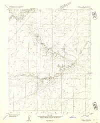 Tidwell 3 NW Utah Historical topographic map, 1:24000 scale, 7.5 X 7.5 Minute, Year 1953