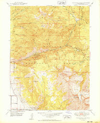 Timpanogos Cave Utah Historical topographic map, 1:24000 scale, 7.5 X 7.5 Minute, Year 1950