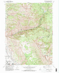 Timpanogos Cave Utah Historical topographic map, 1:24000 scale, 7.5 X 7.5 Minute, Year 1993