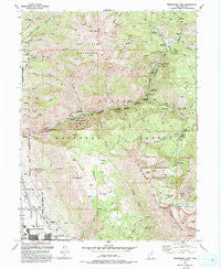 Timpanogos Cave Utah Historical topographic map, 1:24000 scale, 7.5 X 7.5 Minute, Year 1993