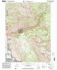 Timpanogos Cave Utah Historical topographic map, 1:24000 scale, 7.5 X 7.5 Minute, Year 1998