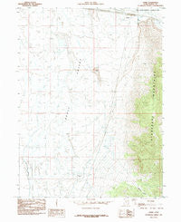 Timpie Utah Historical topographic map, 1:24000 scale, 7.5 X 7.5 Minute, Year 1985