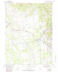 Tintic Junction Utah Historical topographic map, 1:24000 scale, 7.5 X 7.5 Minute, Year 1954