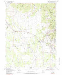 Tintic Junction Utah Historical topographic map, 1:24000 scale, 7.5 X 7.5 Minute, Year 1954
