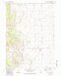 Toms Cabin Spring Utah Historical topographic map, 1:24000 scale, 7.5 X 7.5 Minute, Year 1971