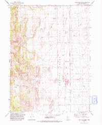 Toms Cabin Spring Utah Historical topographic map, 1:24000 scale, 7.5 X 7.5 Minute, Year 1991