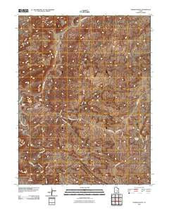 Tomsich Butte Utah Historical topographic map, 1:24000 scale, 7.5 X 7.5 Minute, Year 2010