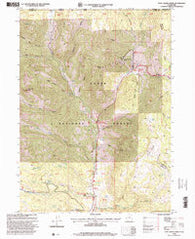 Tony Grove Creek Utah Historical topographic map, 1:24000 scale, 7.5 X 7.5 Minute, Year 1998