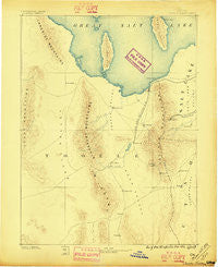 Tooele Valley Utah Historical topographic map, 1:250000 scale, 1 X 1 Degree, Year 1885