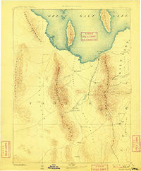 Tooele Valley Utah Historical topographic map, 1:250000 scale, 1 X 1 Degree, Year 1885