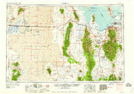 Tooele Utah Historical topographic map, 1:250000 scale, 1 X 2 Degree, Year 1955