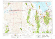 Tooele Utah Historical topographic map, 1:250000 scale, 1 X 2 Degree, Year 1953