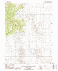 Topaz Mountain East Utah Historical topographic map, 1:24000 scale, 7.5 X 7.5 Minute, Year 1988