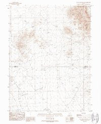 Topaz Mountain SW Utah Historical topographic map, 1:24000 scale, 7.5 X 7.5 Minute, Year 1988