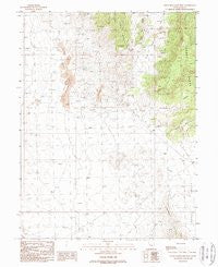 Topaz Mountain West Utah Historical topographic map, 1:24000 scale, 7.5 X 7.5 Minute, Year 1988