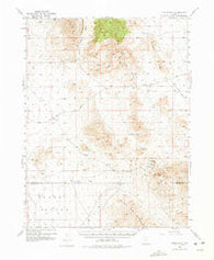 Topaz Mtn Utah Historical topographic map, 1:62500 scale, 15 X 15 Minute, Year 1953