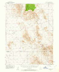 Topaz Mtn Utah Historical topographic map, 1:62500 scale, 15 X 15 Minute, Year 1953
