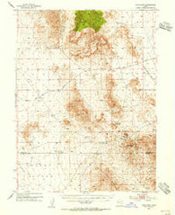 Topaz Mtn Utah Historical topographic map, 1:62500 scale, 15 X 15 Minute, Year 1953