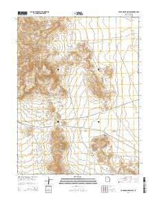 Topaz Mountain East Utah Current topographic map, 1:24000 scale, 7.5 X 7.5 Minute, Year 2014